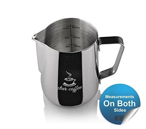 The 6 Best milk frothing pitcher: frothing Jug review 1 Star Coffee milk pitcher best milk frothing pitcher