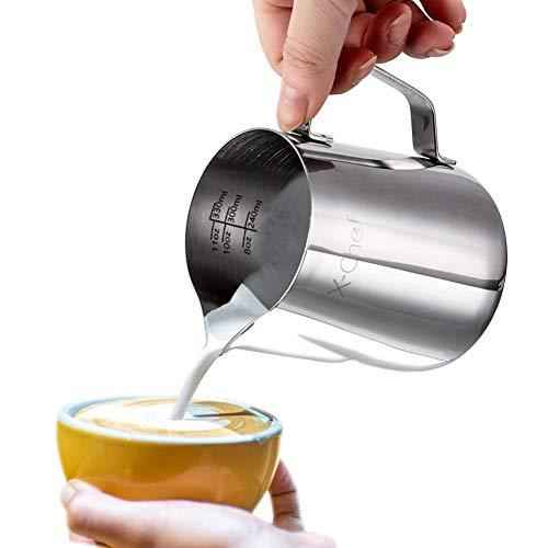 X Chef Stainless Steel best milk frothing pitcher