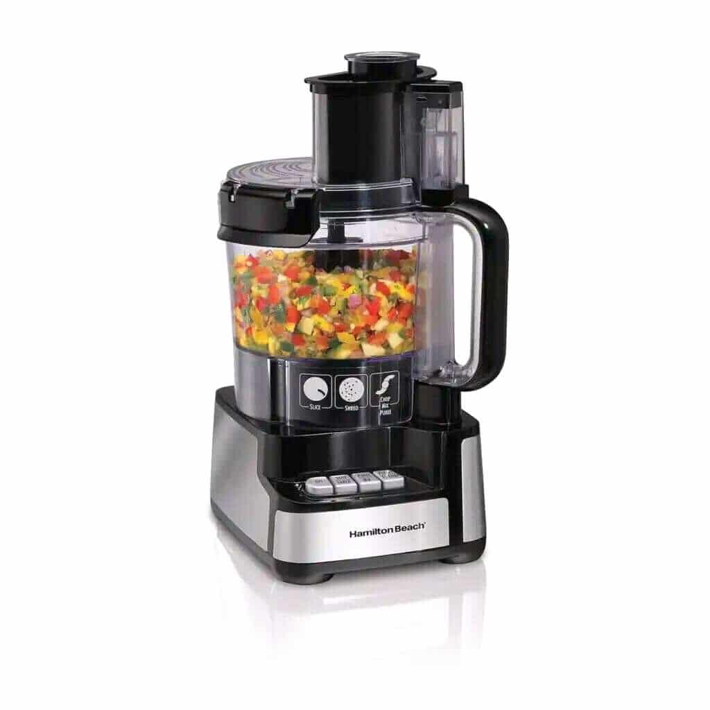 8 best mini food processor reviews 5 Hamilton Beach Glass Bowl Chopper best mini food processor
