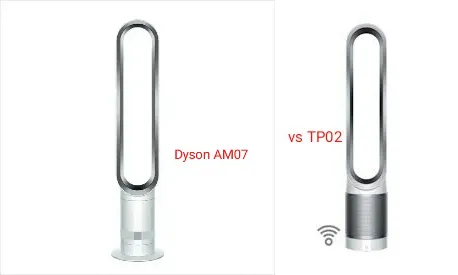 Dyson TP02 vs AM07 Dyson TP02 vs AM07