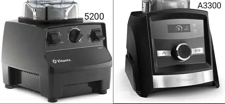 Vitamix a3300 vs 5200 motor base