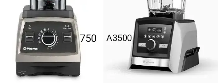 Vitamix a3500 vs 750 powerful motor base