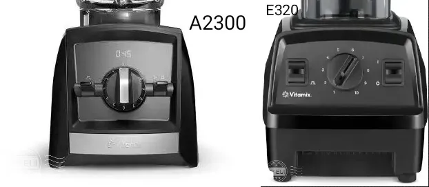 Vitamix A2300 vs E320 motor base