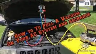 Vacuuming an AC system