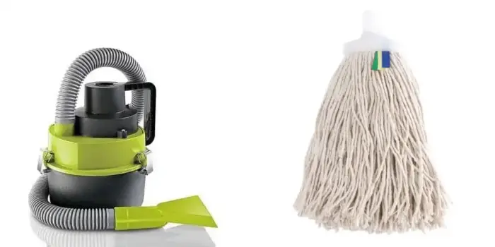 do you mop or vacuum first
